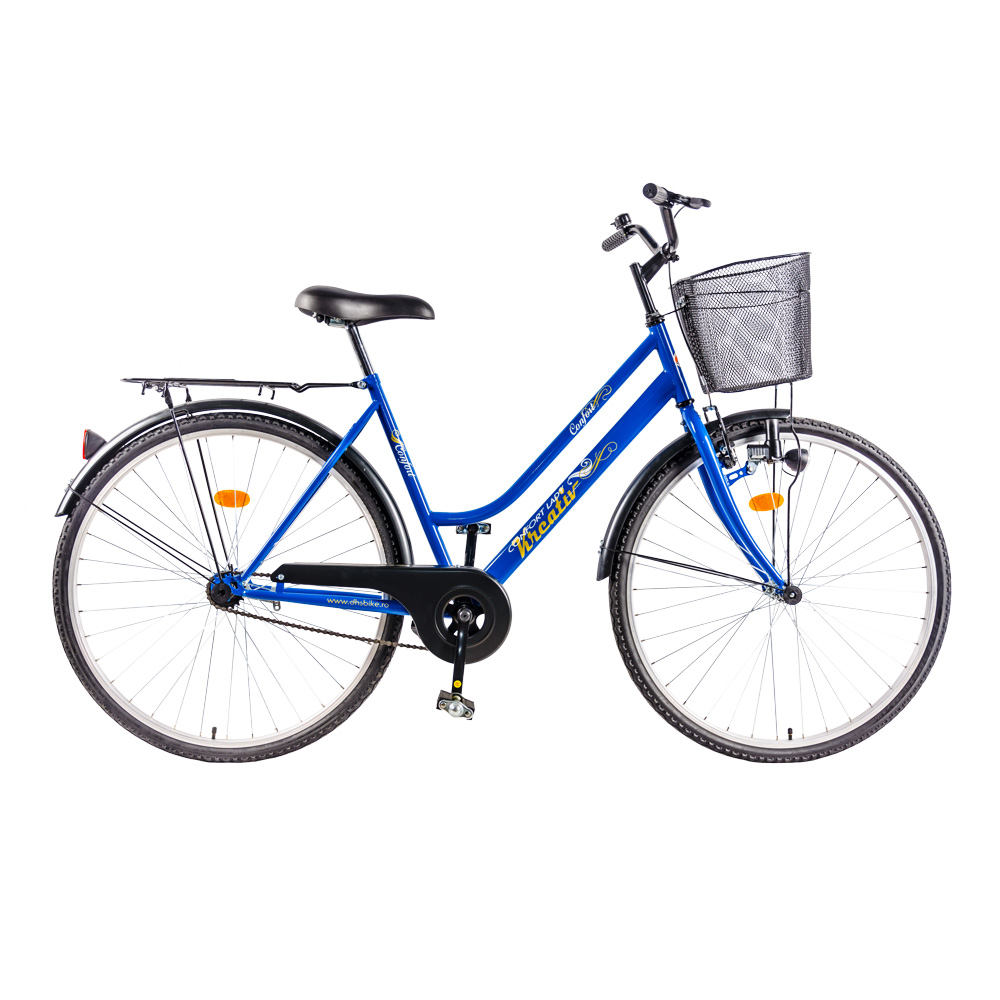 Dámsky trekingový bicykel DHS Comfort 2812 - model 2013 - modrá -  inSPORTline