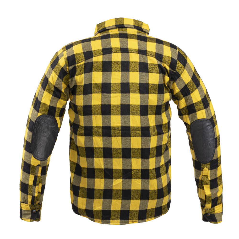 Moto košeľa W-TEC Terchis - žltá, XXL - inSPORTline