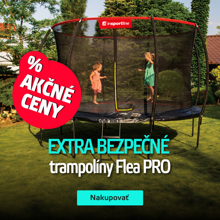 Naštartujte novú sezónu s bezpečnými trampolínami inSPORTline FLEA PRO!