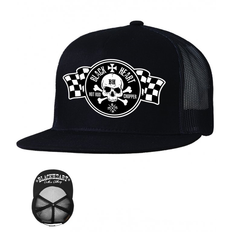 Obrázok BLACK HEART Flag Trucker čierna