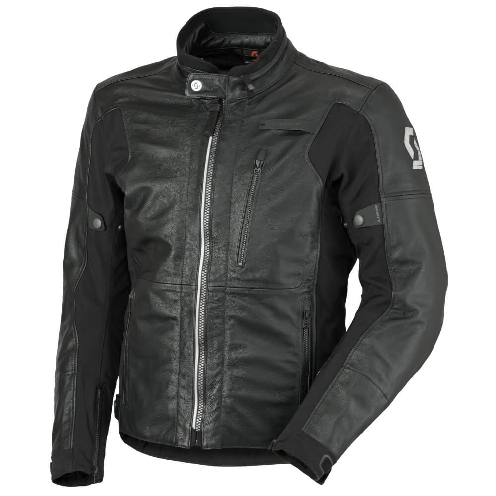 Kožená moto bunda SCOTT Tourance Leather DP - inSPORTline