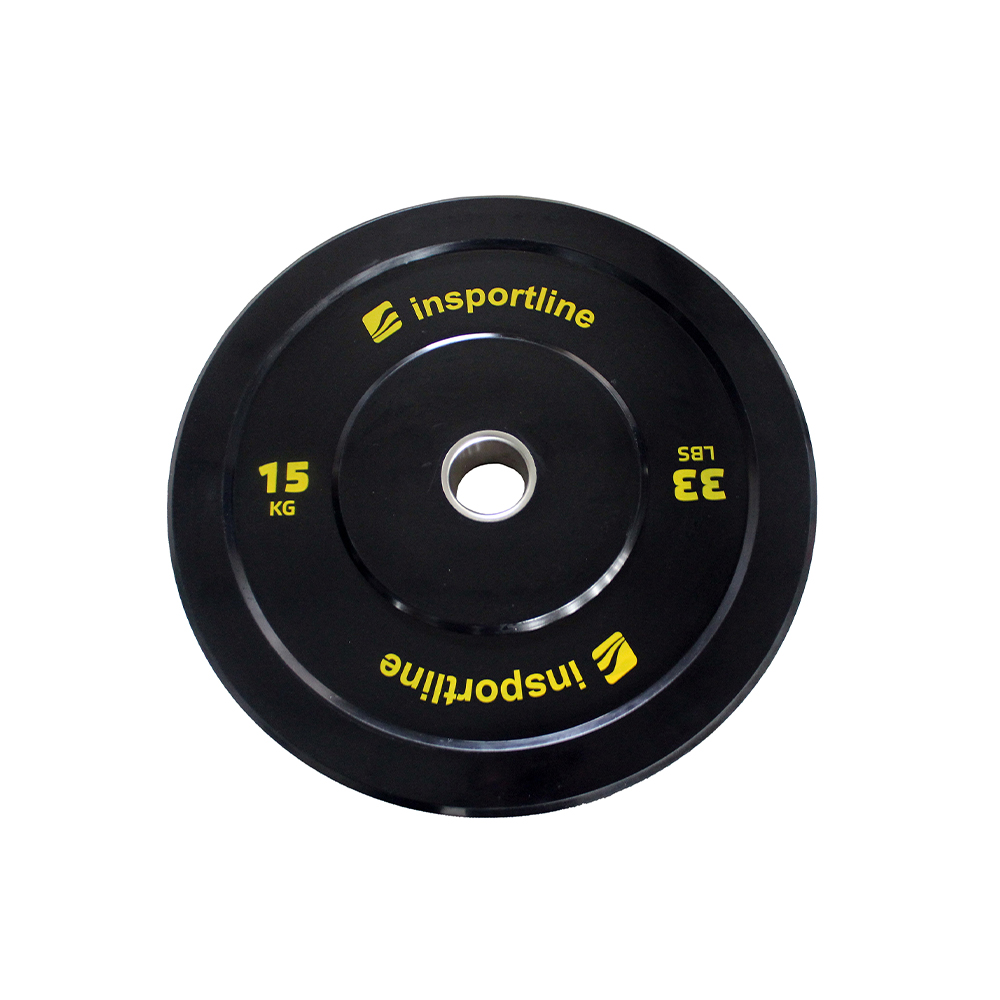 inSPORTline Bumper Plate Lite 15 kg