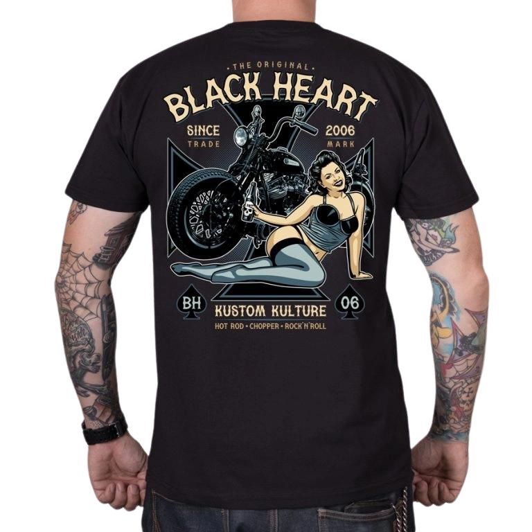 BLACK HEART Ava čierna - M