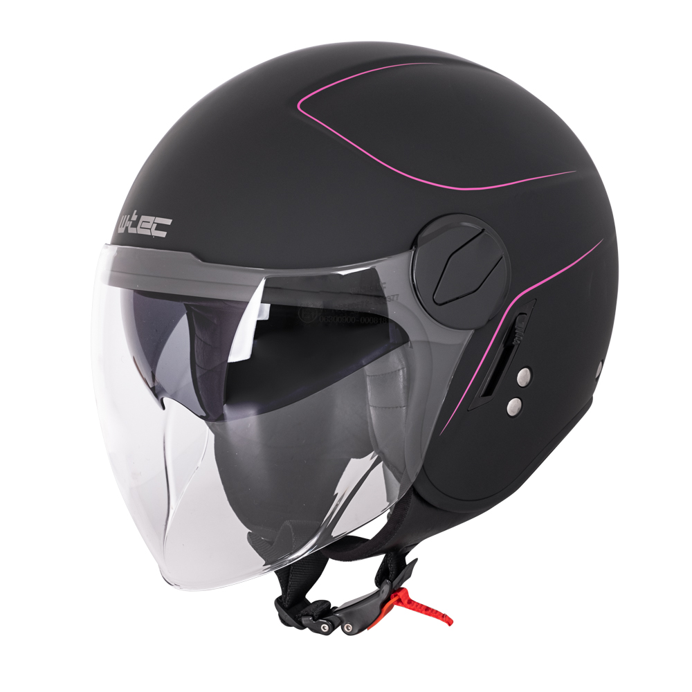 W-TEC Vernante Black Matt-Corsa Red - XS (53-54)