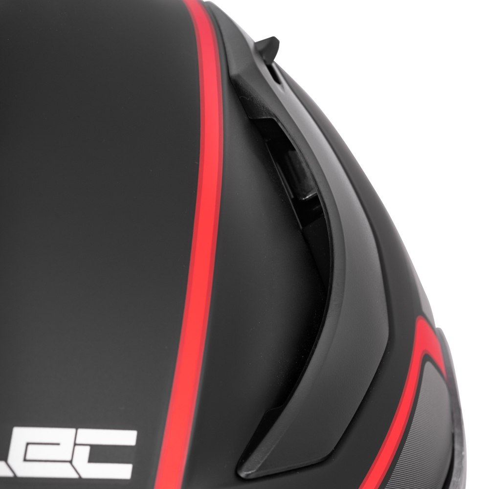 W-TEC Vesco Black Matt-Corsa Red - M (57-58)