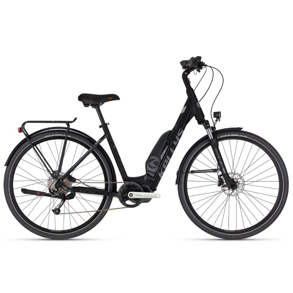 Kellys ESTIMA 10 SH 504Wh 28" - model 2024 Black - S (16,5", 155-170 cm)