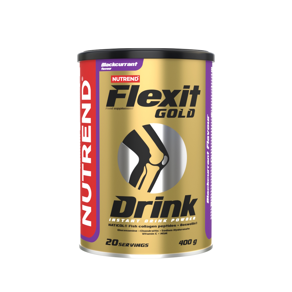 Nutrend Flexit Gold 400 g čierna ríbezľa