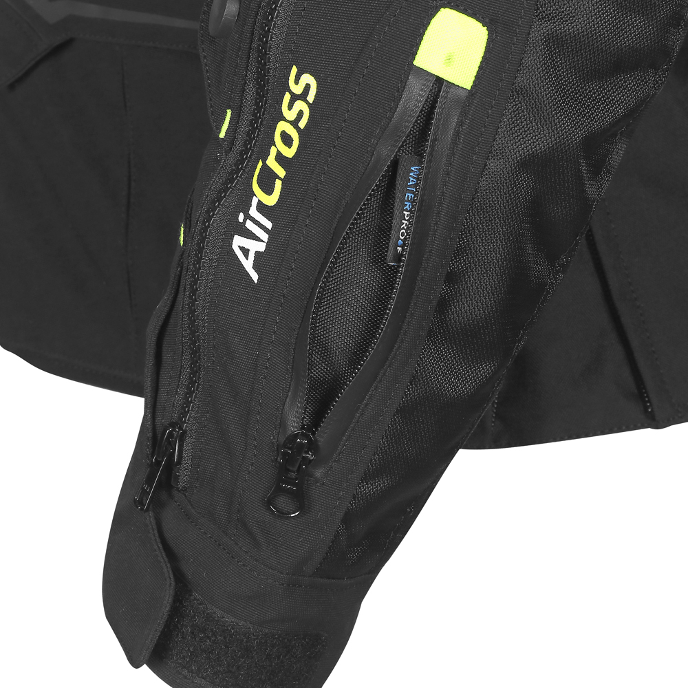 W-TEC Aircross bunda čierna-fluo žltá - XXL