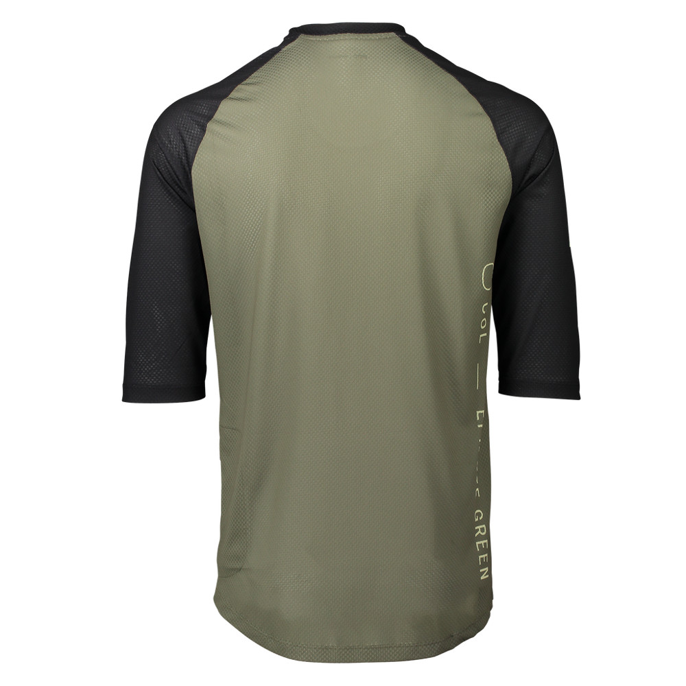 Obrázok POC MTB Pure 3/4 Jersey Epidote Green/Uranium Black - XL