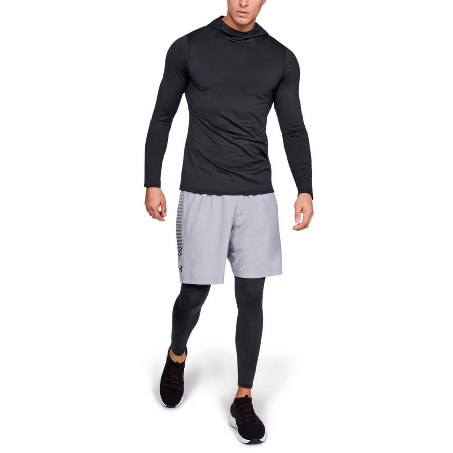 Under Armour Fitted CG Hoodie Black /  / Charcoal - L