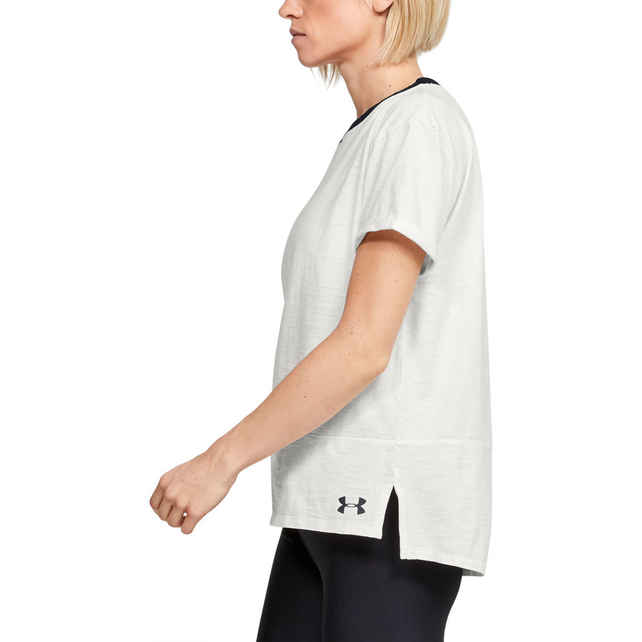 Under Armour Charged Cotton SS Onyx White - XS