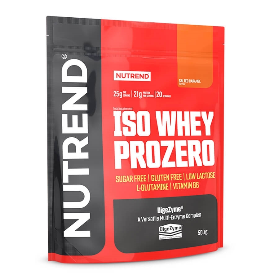 Nutrend ISO WHEY Prozero 500 g slaný karamel