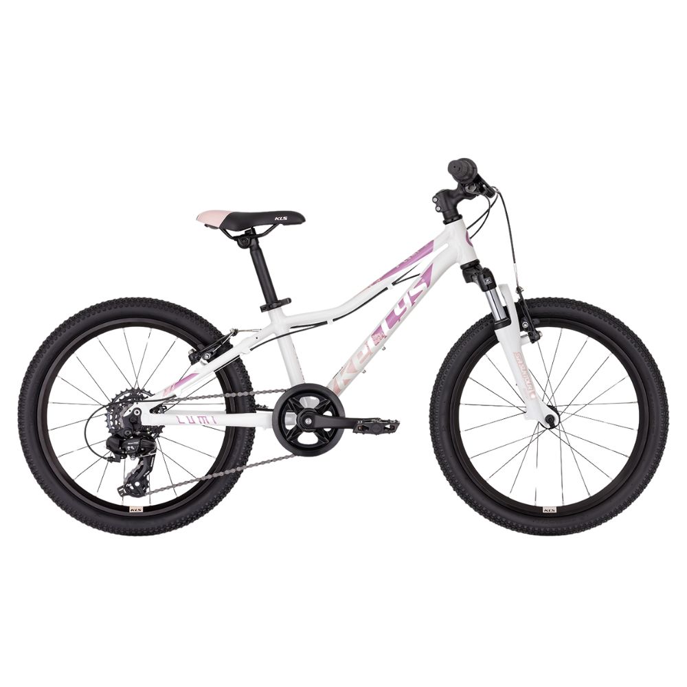 Kellys LUMI 50 20" - model 2024 White - 10" (115-135 cm)