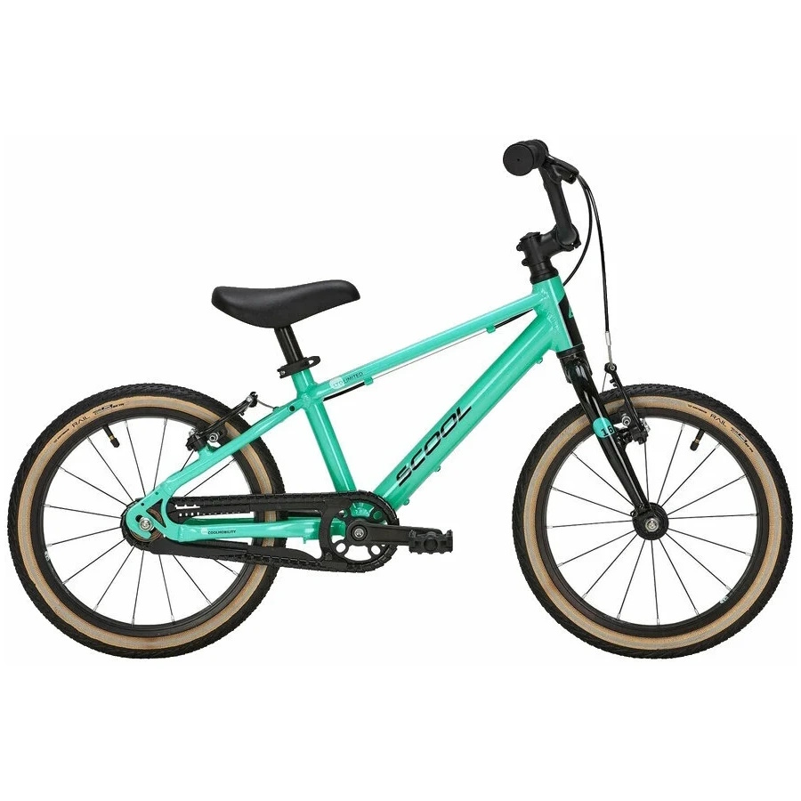 Detský bicykel SCOOL Limited Edition 16" Mint - 10" (115-135 cm) | Športové  oblečenie & výbava