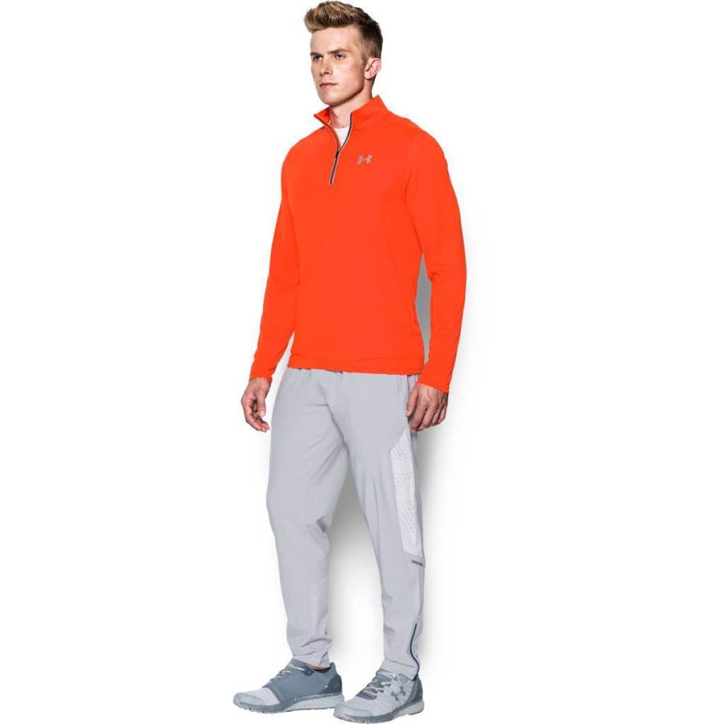 Under Armour Threadborne Streaker 1/4 Zip Orange - XXL