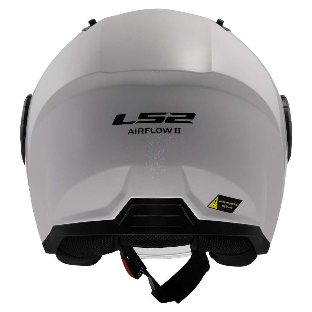 LS2 OF616 Airflow II Solid Gloss White XL (61-62)