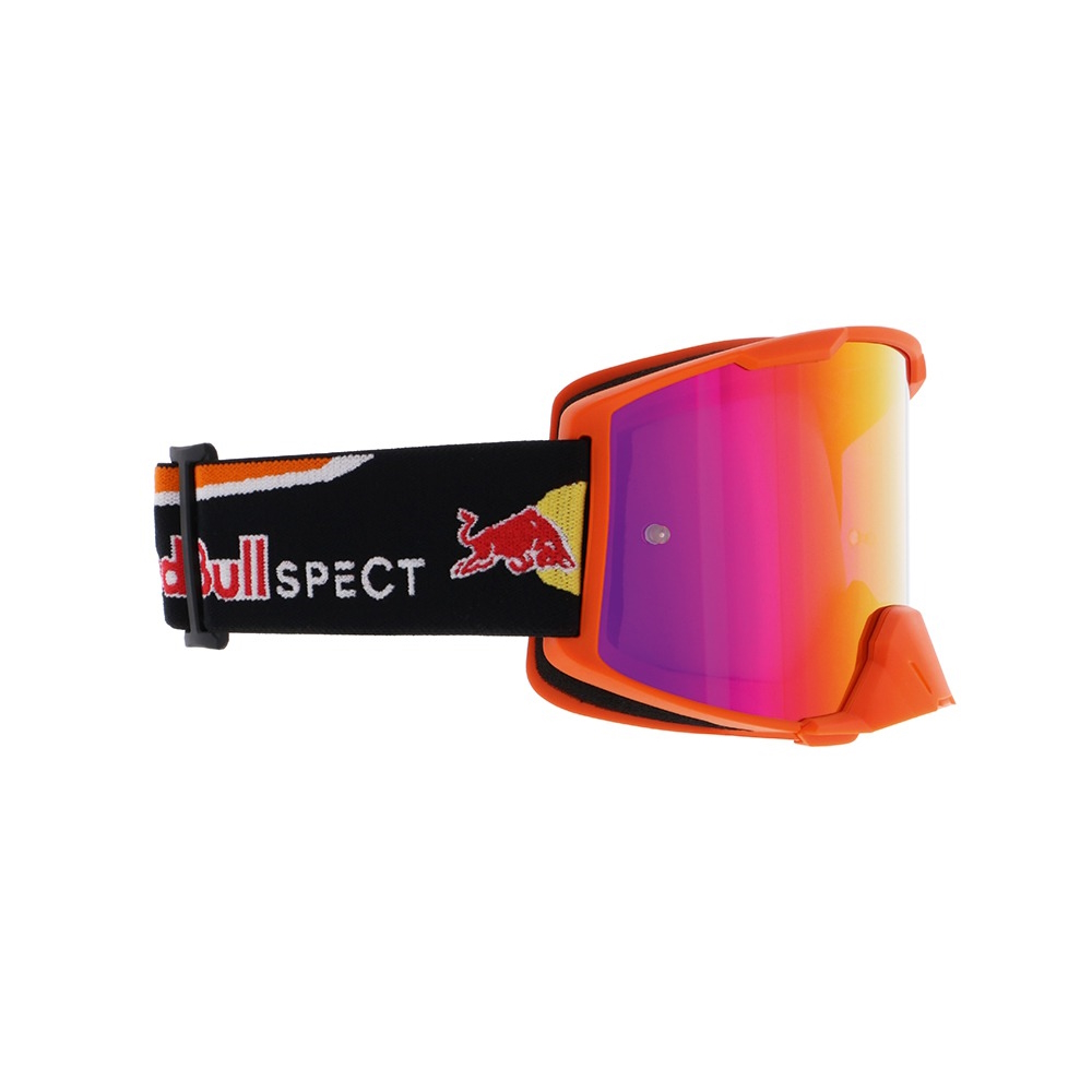 RedBull Spect Spect Strive, oranžové matné, plexi fialové zrcadlové